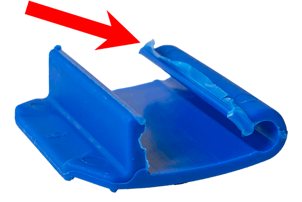 Flash defect on injection molded plastic products