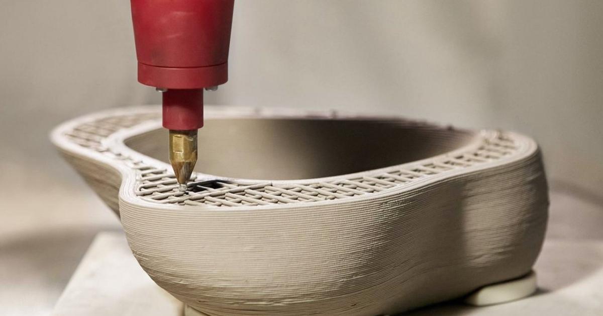 The process of 3D printing a plastic product