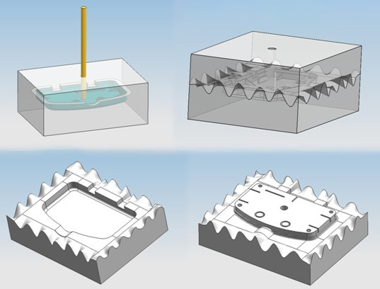 Vacuum mold creation