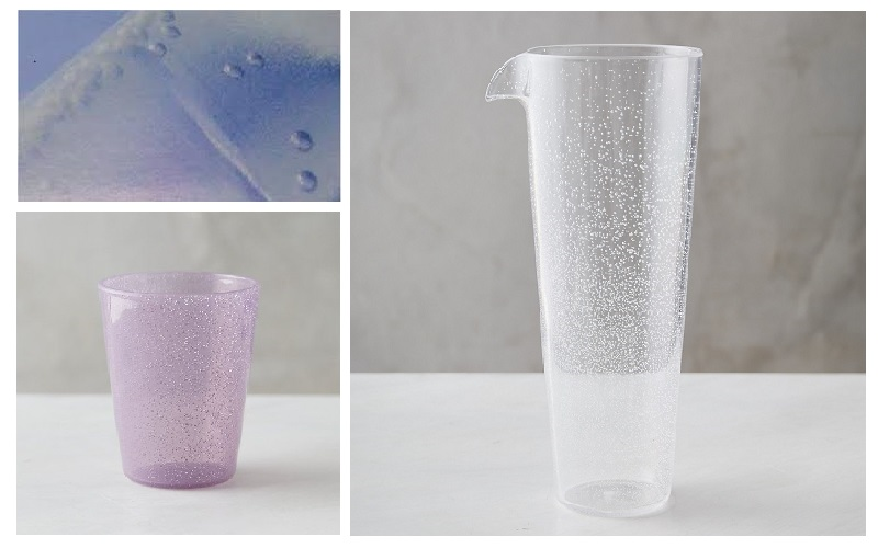 bubble phenomenon on plastic products