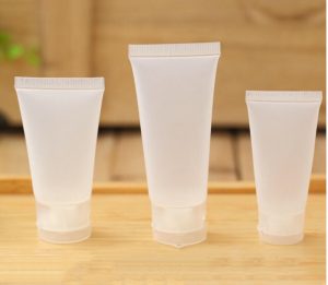 Transparent plastic tube