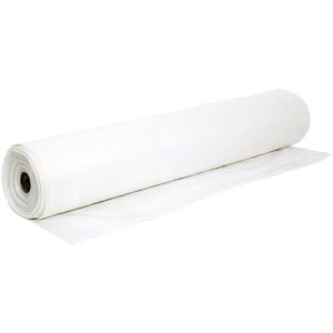 White plastic film